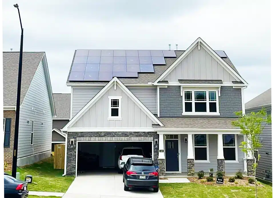 Residential Solar Panels on Roof