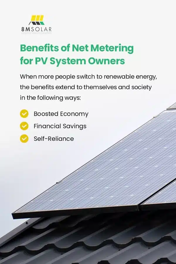 benefits of net metering