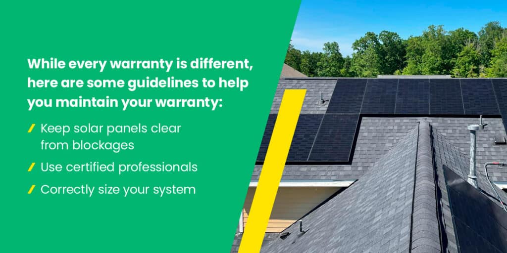 How to Maintain a Solar Panel Warranty
