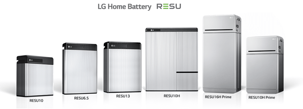 lg resu solar batteries