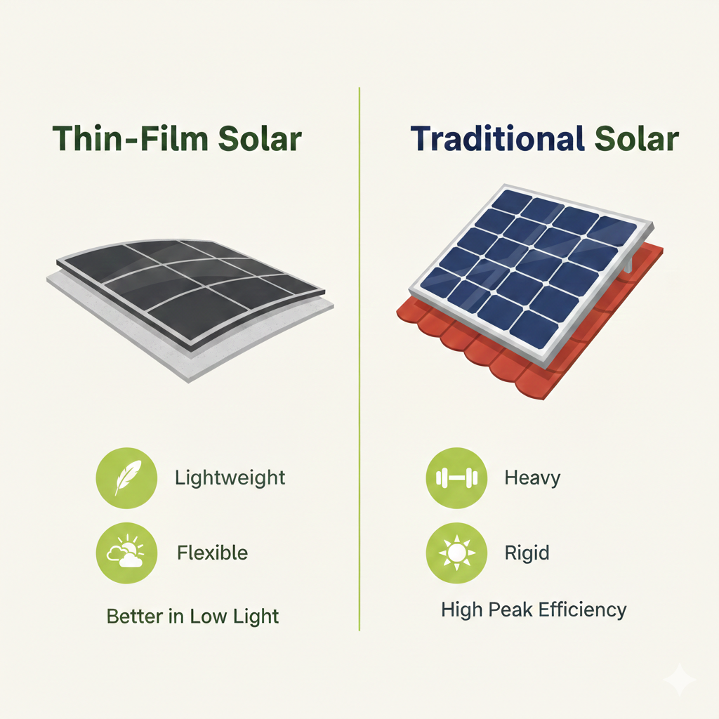 Thin-Film Solar vs Traditional Solar