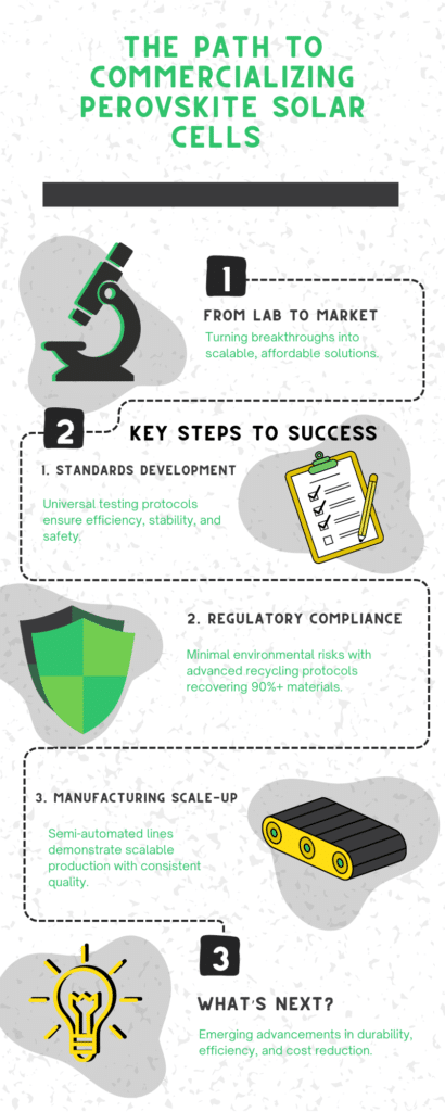 The Path to Commercializing Perovskite Solar Cells