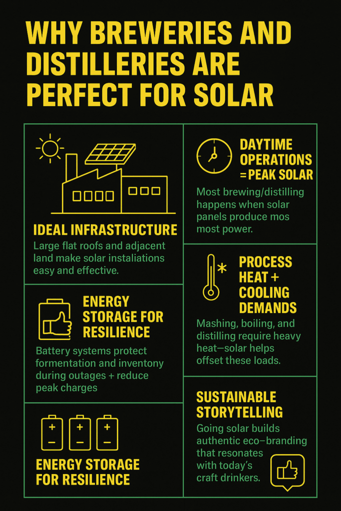 Why Breweries and Distilleries are Perfect for Solar
