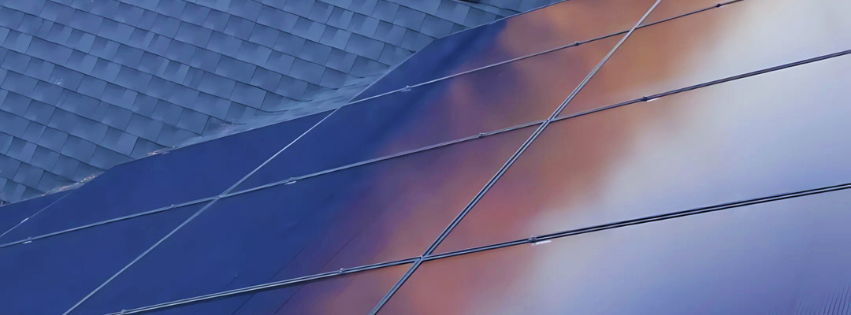 Gradient Sunset Solar Panel